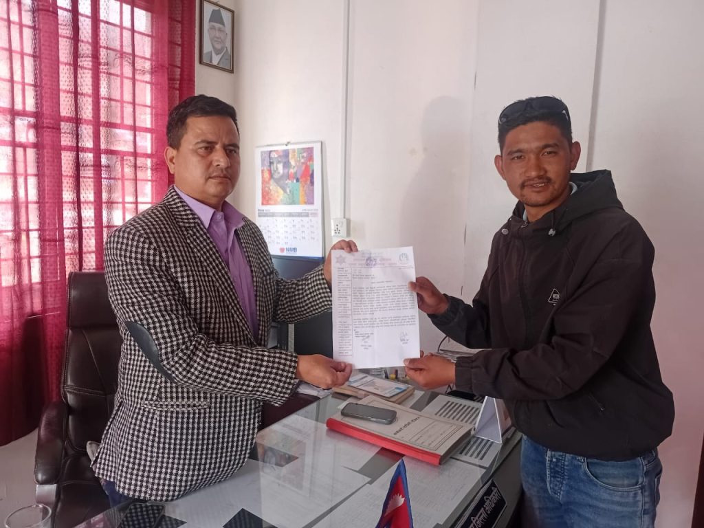 स्वतन्त्र विद्यार्थी युनियन  द्वारा अपाङ्ग ५०%  विद्यार्थीहरूलाई ४५% भाडा छुट  गराई पाउँ  भनी  माग गराउँदै।